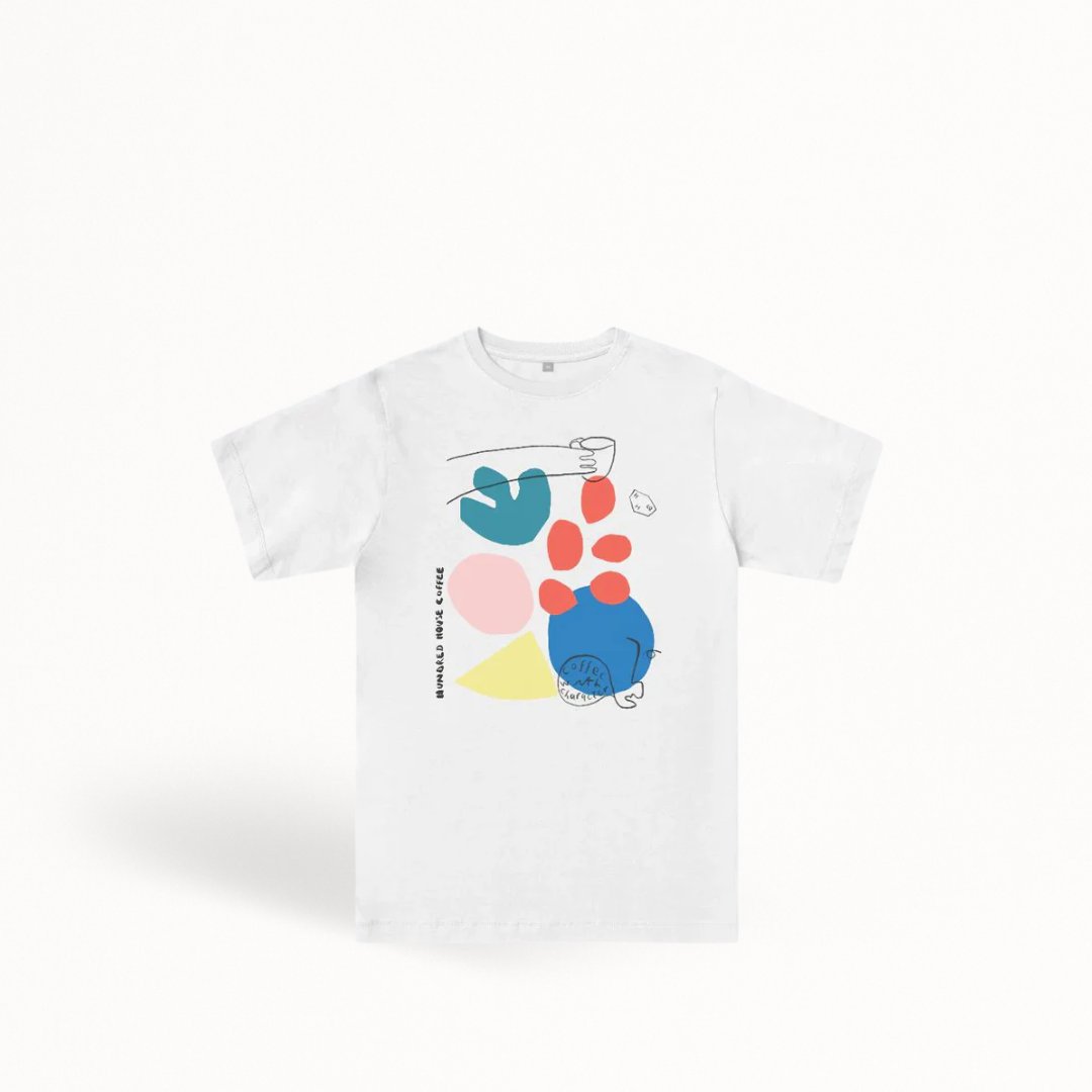 Coffee With Character - Hundred House Coffee - T-Shirt (White)