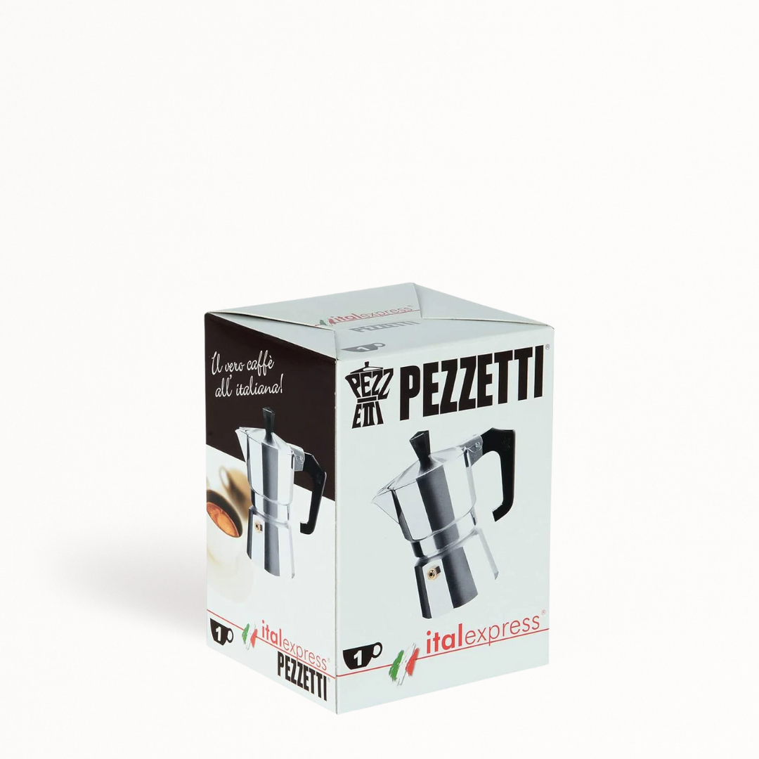 Moka Pot 3 Cup - Pezzetti - Black